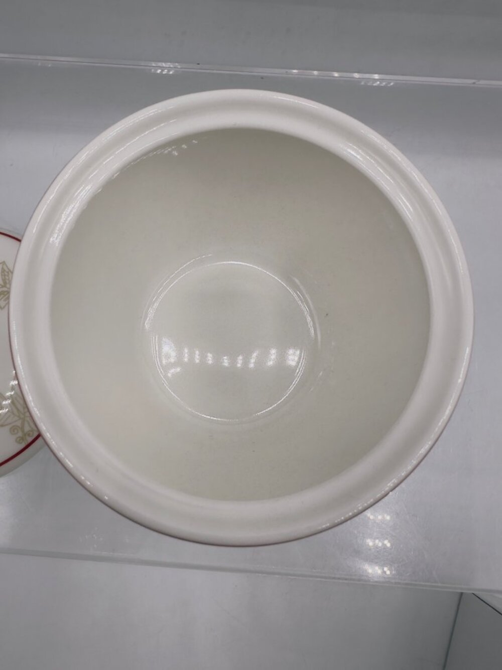 Lenox Treasured Traditions Sugar Bowl 801026 Holly Christmas w Lid Box - Picture 10 of 12